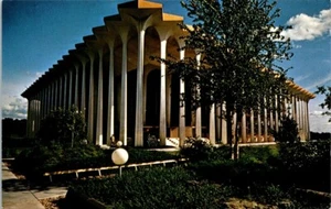 Tulsa, Oklahoma Oral Roberts University Postcard Learning Resources Center - Picture 1 of 2