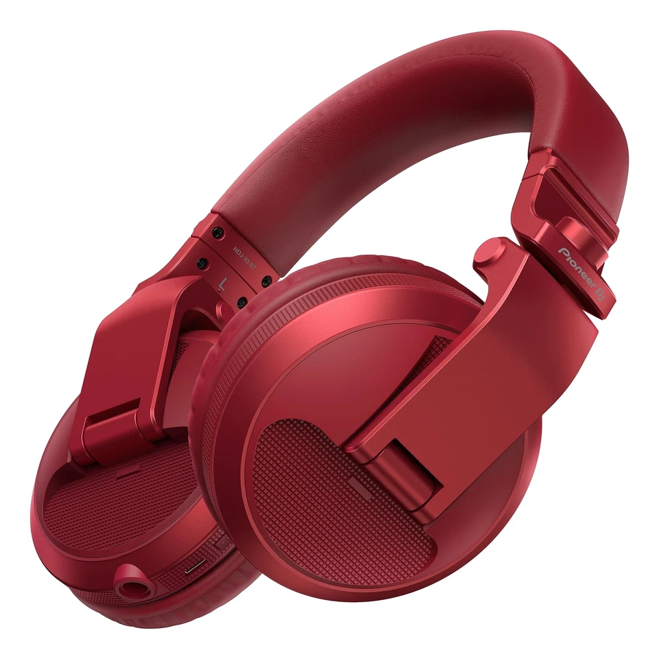 Pioneer DJ HDJ-X5BT-R Over-Ear Bluetooth Wireless DJ Headphone, Red - Image 1 of 1