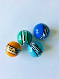 "RIPTIDE" Fatto a mano 22 mm marmi gioco tradizionale per bambini/da collezione - Foto 1 di 5