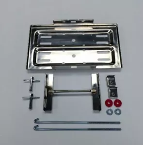 Polished Stainless Steel Hot Rod Battery Tray Kit - Foto 1 di 1