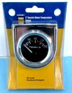 Power Fist 2" Electric Water Temperature Guage Princess Auto / New In Package - Picture 1 of 9