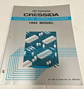 1992 Toyota Cressida Electrical Wiring Diagram Manual OEM Service Information - Picture 1 of 10