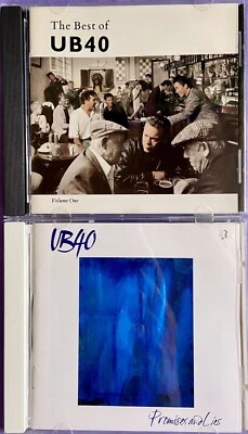 UB40 The Best of UB40 & Promises and Lies 2 CD Lot Virgin Records Nice!! - Imagem 1 de 4