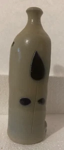 Yorktown style Cobalt Blue Studio Salt Glaze Stoneware Candle Holder - EUC - Imagen 1 de 24