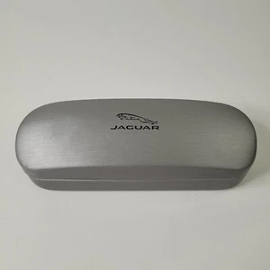 Jaguar Sonnenbrille Brille silber Hartschalenetui mit grauem Filzfutter - Bild 1 von 9