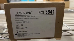 Corning 3641 Assay Plate 96 Well Flat Bottom 25/Pk - Picture 1 of 2