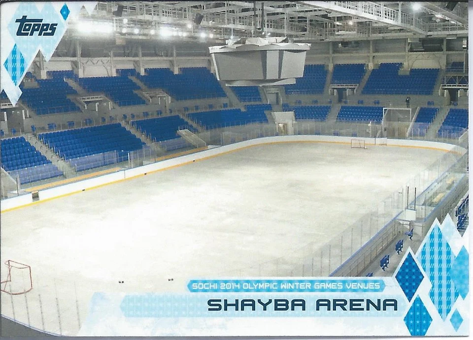 2014 Topps US Olympic OLYMPIC VENUES SHAYBA ARENA Winter Games Hockey WOV-SA - Image 1 of 1