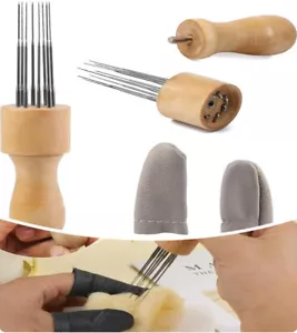Needle Felting Tools for Beginners Wool Roving Kit Needle Felting Needles Kit - Picture 1 of 8