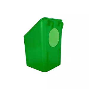External waterer and feeder for pigeons, birds and poultry, Green. - Picture 1 of 6