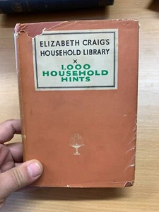 1950 Elizabeth Craig 1000 CM Hogar Hints "Illustrated Libro de Tapa Dura (P3) - Picture 1 of 21