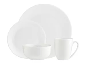 Dinnerware Set, Porcelain Plates Bowls and Mugs, Service for 4 (16 Piece Set) - Picture 1 of 1