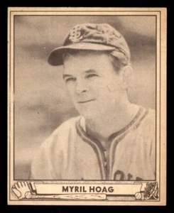 1940 Play Ball Baseball #52 Myril Hoag EX/MT - Picture 1 of 2