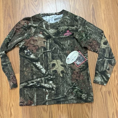 Mossy Oak Break-Up Infinity Long Sleeve Camo Tee Shirt T-Shirt Size L Womens - Image 1 of 4