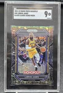 2022-23 Panini Prizm Monopoly Lebron James Black Icon Class Lakers SP - Picture 1 of 2