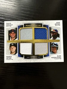 2012 Museum Collection /25 Gold Derek Jeter Alex Rodriguez David Wright Jersey - Bild 1 von 2
