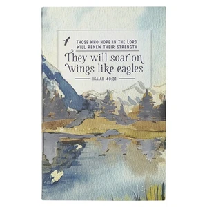 Scenic Flexcover Journal: Soar on Wings Like Eagles Isa. 40:30 w/128 Lined Pages - Picture 1 of 4