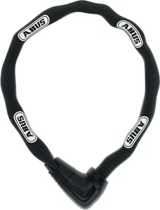 Cerradura de llave Steel-O-Chain - Abus 9809K/140 Steel-O-Chain - Negra - Bloqueo de cadena - Imagen 1 de 3