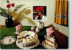 10370622 - Rezept Original Schwarzwaelder Kirschtorte AK gedeckter Tisch - Bild 1 von 2