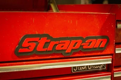 Strap-On Magnetic Novelty Tool Box Badge 3D Printed | "Snap-On" Badge - Image 1 of 3