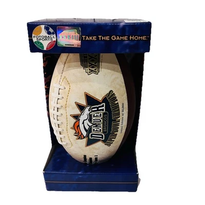 Denver Broncos Super Bowl XXXIII Campeones Edición Limitada de 50.000 Fútbol Foto 1 de 4