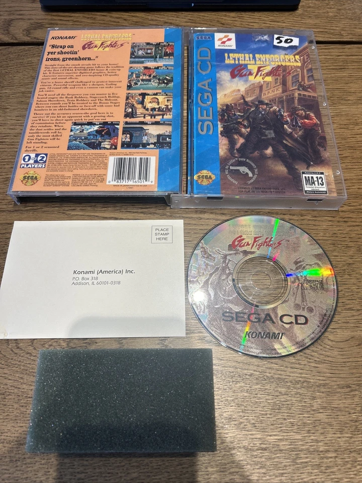 Lethal Enforcers II Gun Fighters Sega CD RB5M - Image 1 of 1