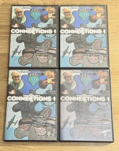 Connections 1 DVD Set Vol 3–10 (4-Disc) James Burke – Tested – Works, - Picture 1 of 19