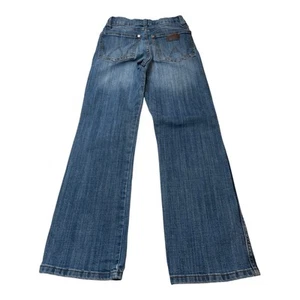 Wrangler Retro Relaxed Boot Western Cowboy Jeans Boy’s Size 14 Slim (Stain) - Picture 1 of 14
