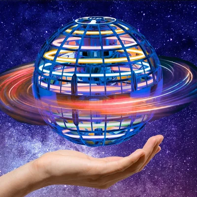 New Pro Flying Ball Space Orb Magic Mini Drone UFO Boomerang Boy Girl Toy Gift - Image 1 of 4