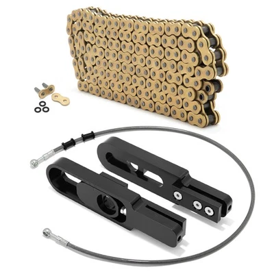 Línea de freno de cadena con extensiones de basculante para Yamaha 2001 2002 2000 YZF-R1 1998-2003 Foto 1 de 4