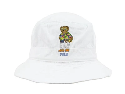 Polo Ralph Lauren Polo Bear Preppy Bear Safari Bucket Hat Cap - Hawaiian Bear - Image 1 of 3