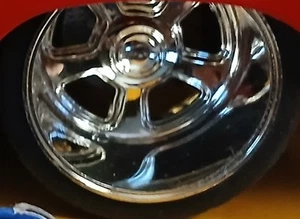 1 SET OF CUSTOM CAR WHEELS & TIRES 4 REPAIRING ADD ON CUSTOM 1:24scale. - Picture 1 of 4
