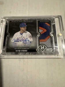 2015 Topps Museum Collection Momentous Material Patch Auto David Wright 11/15 - Picture 1 of 2