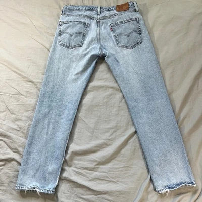 LEVI'S 502 Jeans Mens Size 33x30 Light Wash Straight Leg Denim 2018 Fade Premium - Image 1 of 4