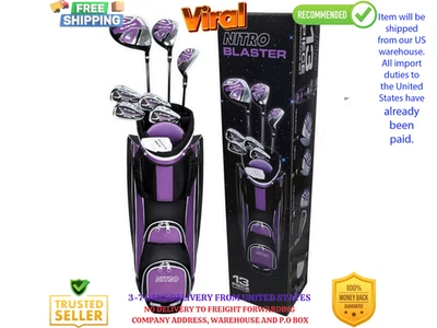 Nitro Golf Club Complete Set, Ladies, 13-Piece, Right-Handed - Image 1 of 4