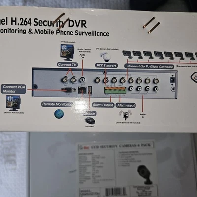 Q SEE 4 Pak QT-248 Cámara SEGURIDAD REMOTA Foto 1 de 4