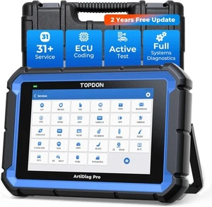 Genuine TOPDON ArtiDiag Pro Car Diagnostic Tool Bidirectional Control - Foto 1 di 8