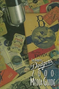 LOS ANGELES DODGERS MLB BASEBALL 2000 MEDIA GUIDE VINTAGE GREAT COLOR AUTHENTIC - Picture 1 of 2