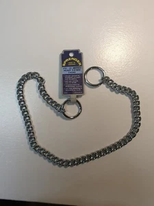 Collar de entrenamiento para perros Herm Sprenger 22" estrangulador pesado Alemania - Nuevo stock antiguo - Imagen 1 de 4