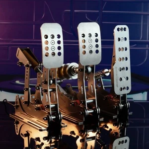 Pedali Sim Racing Acciaio Inox per Giochi Spedizione Veloce 3PCS 2025 NUOVI - Foto 1 di 3
