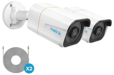 PoE Network Surveillance Bullet CCTV Cameras, IP66, Pack of 2 - NVC-B10M2PK - Image 1 of 4
