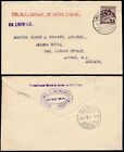 GOLD COAST NYAKROM 1937 BRONIE KROME EXCELSIOR TRADING ENVELOPE to KAGAN 1d Rate