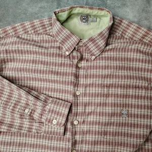 Cinch Shirt Men's Medium Multicolor Plaid L/S Button Front Cotton Western Rodeo - Picture 1 of 11