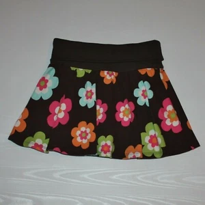 Gymboree Growing Flowers Girl's Brown Skort Skirt Size 3 - Picture 1 of 1