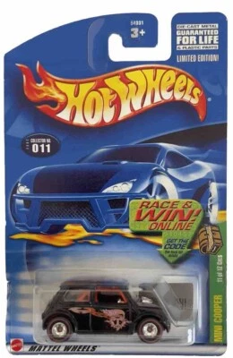 HOT WHEELS TREASURE HUNT MINI COOPER RUBBER TIRES 2002 - Image 1 of 2