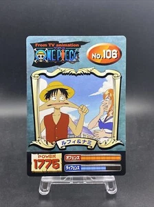 Luffy & Nami One Piece Super Bromide Japanese Collection Items No.106 - Picture 1 of 7