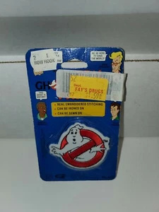 Vintage 1986 Ghostbusters gesticktes Emblem Patch zum Aufbügeln Neu in Verpackung neu - Bild 1 von 2