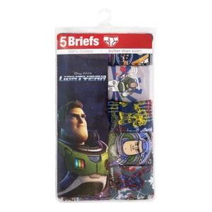 Toy Story Lightyear, Boys Underwear, 5 Pack Briefs Size 4 - Picture 1 of 6