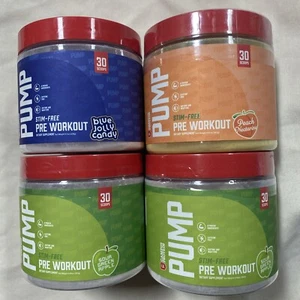 4 pack Campus Protein Pump Pre Workout Peach Green Apple Blue Jolly # - Picture 1 of 5
