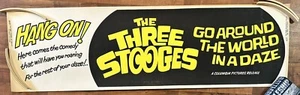The Three Stooges Go Around The World In A Daze Movie Banner_RAR!! 82” X 24” - Bild 1 von 6