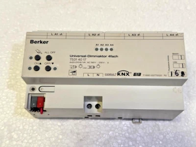 Variateur universel Berker knx 4FACH REG 75314017 LIVRAISON RAPIDE - Photo 1/4